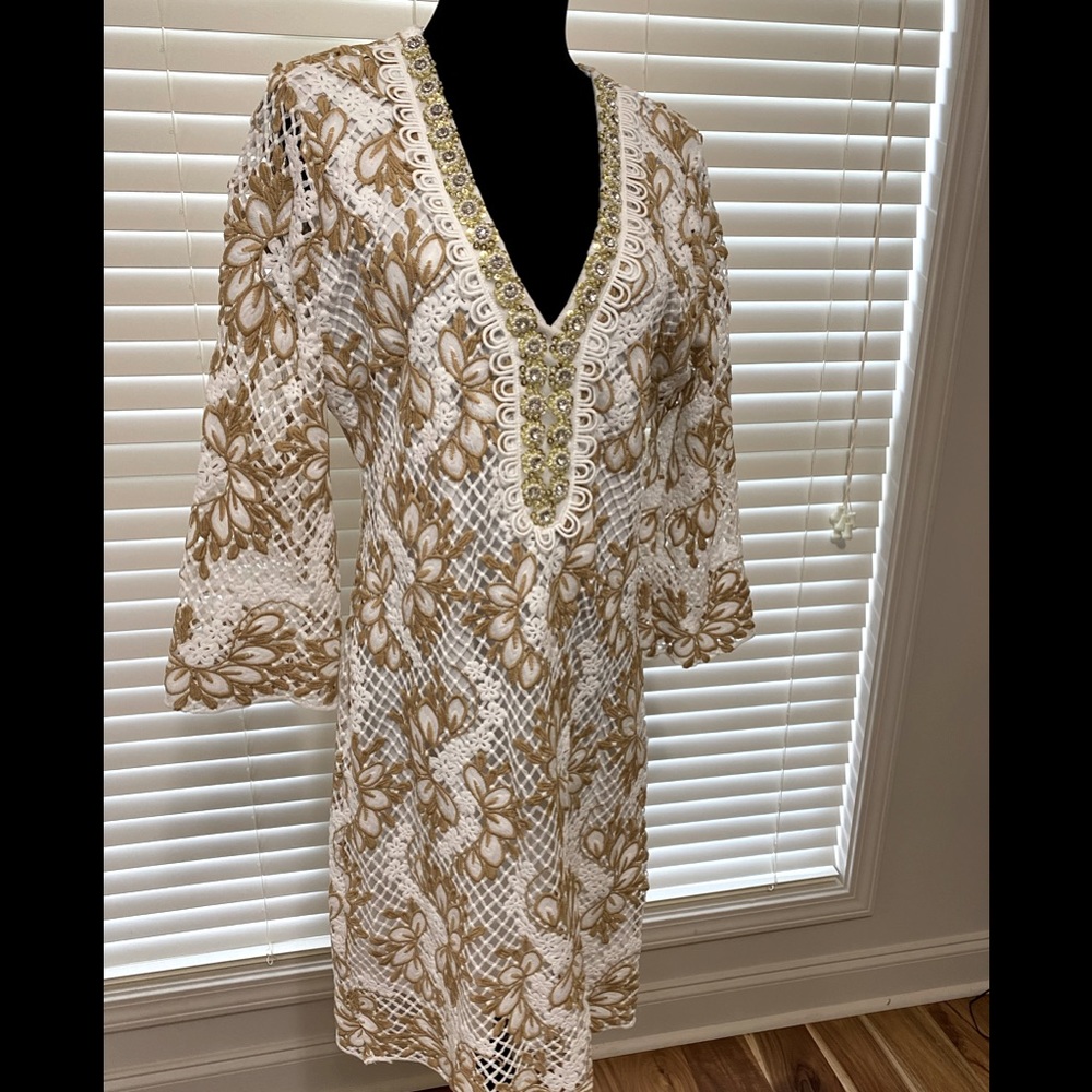 Boston Proper embellished sheath dress size large